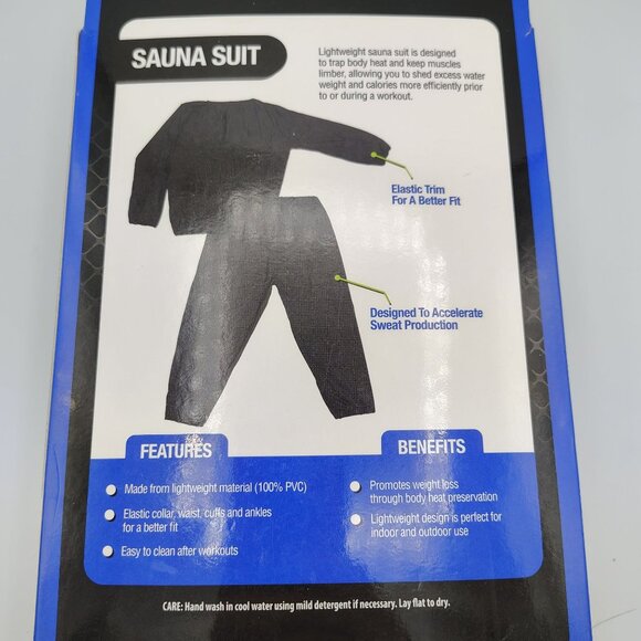 Unisex Sauna Suit Weight Loss & Workout PRO Strength Lightweight Material L/XL - Picture 6 of 10